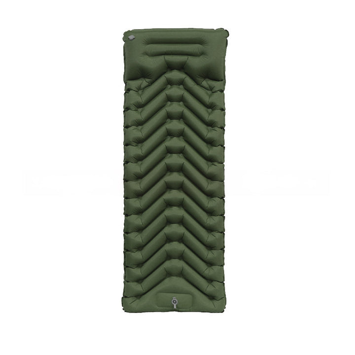 Inflatable sleeping pad with comfort zones Bowlift
