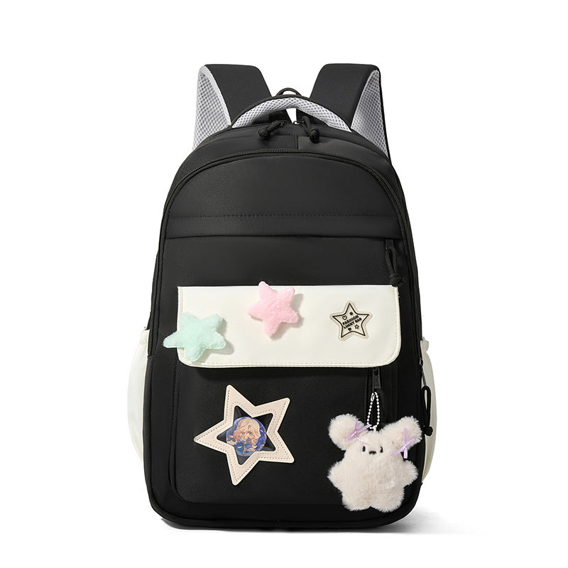 Fashionable backpack with unique applications Bowlift