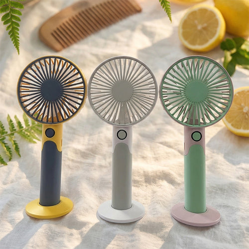 Women's portable hand fan with adjustable tilt function Bowlift