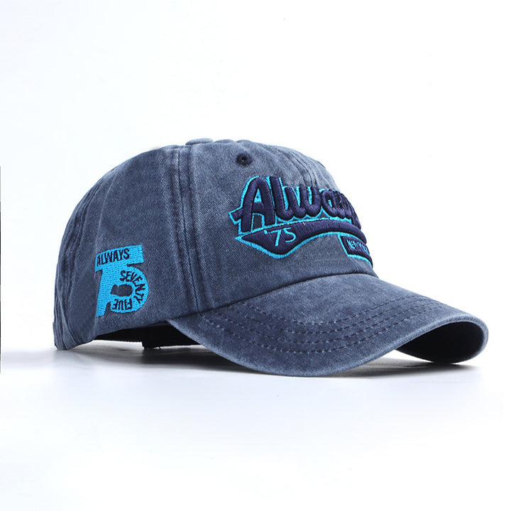 Vintage-Inspired Embroidered Baseball Cap