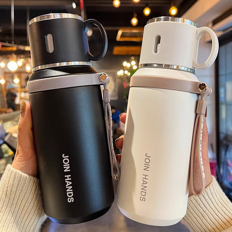 Women's Insulated Water Bottle with Practical Leak Protection Bowlift