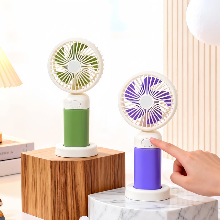 Ladies Portable Hand Fan with USB Charging Function and Ergonomic Design Bowlift