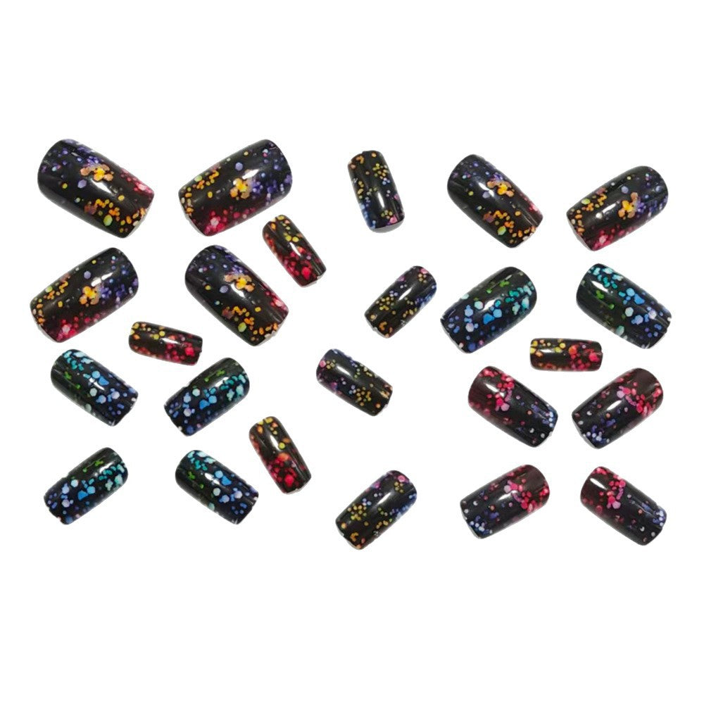 Artificial nails with sparkling glitter effect Bowlift