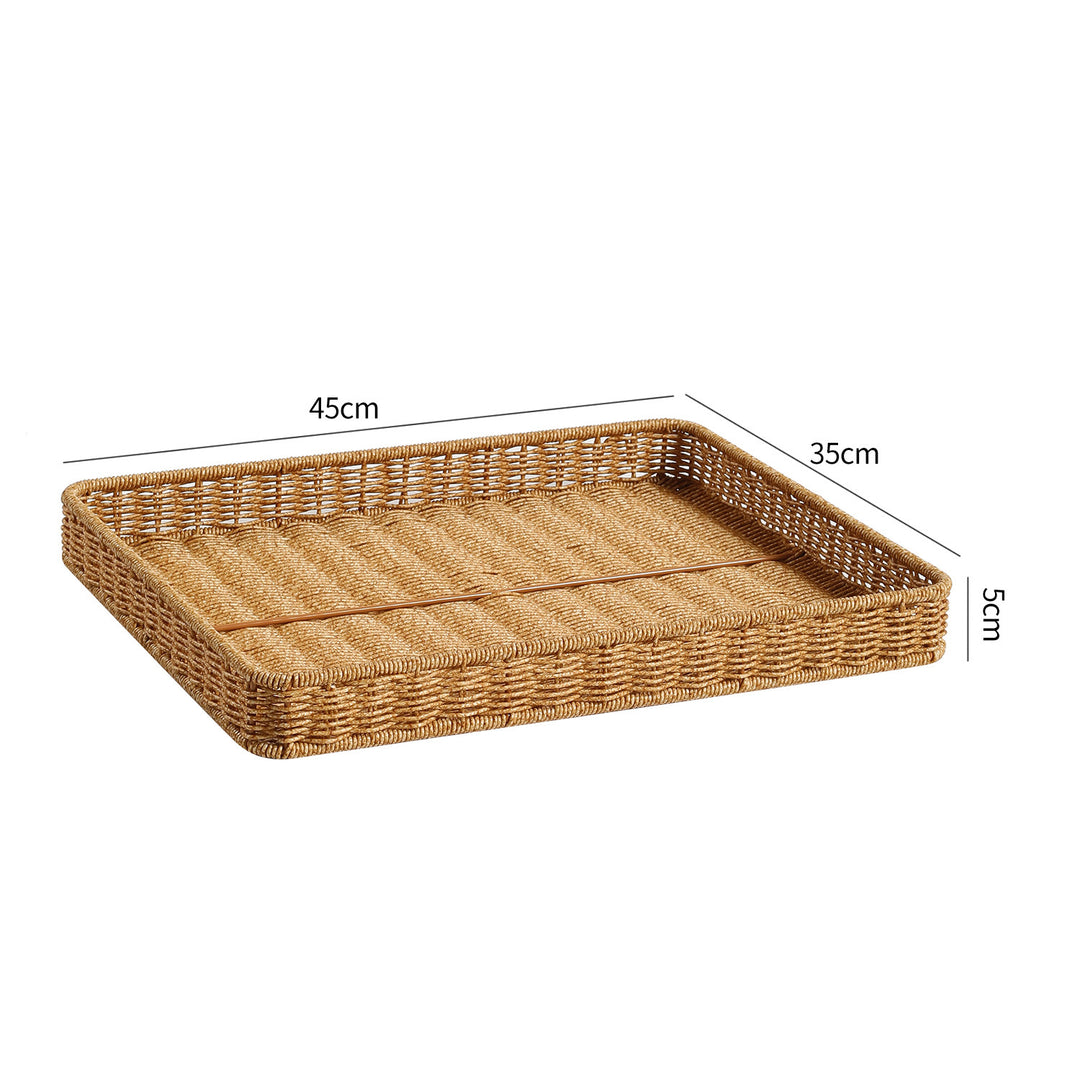 Handwoven Decorative Storage Chest Bowlift