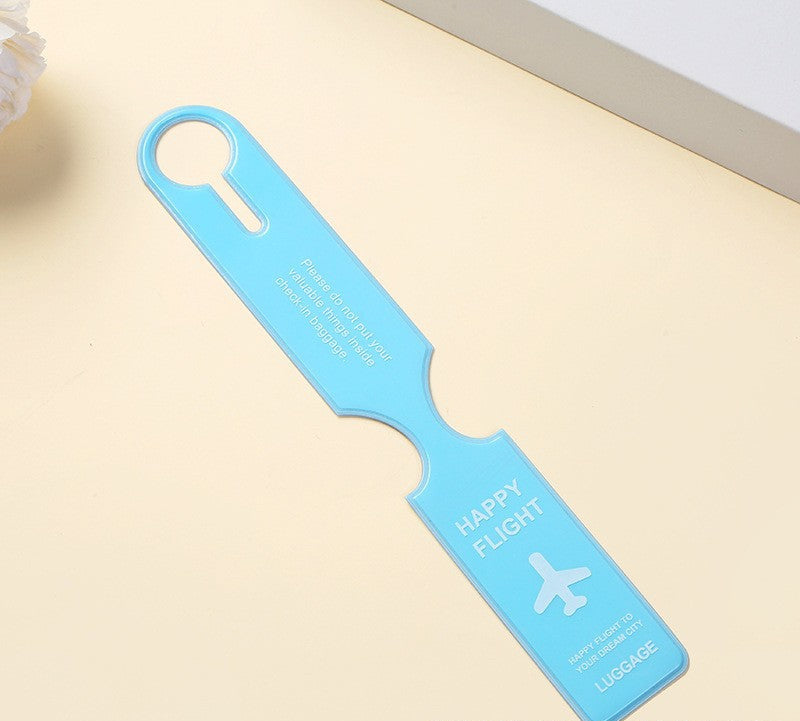 reflective PVC luggage handle wrap tag with secure snap closure Bowlift