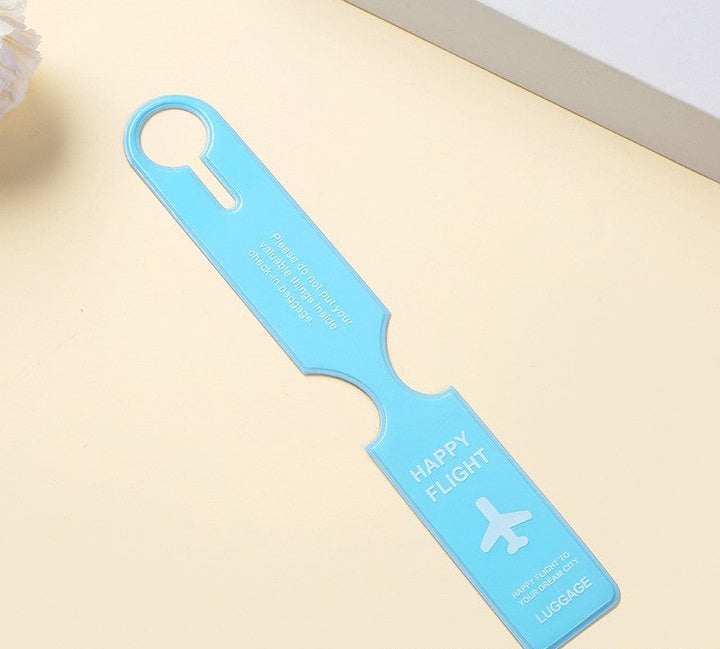 reflective PVC luggage handle wrap tag with secure snap closure Bowlift
