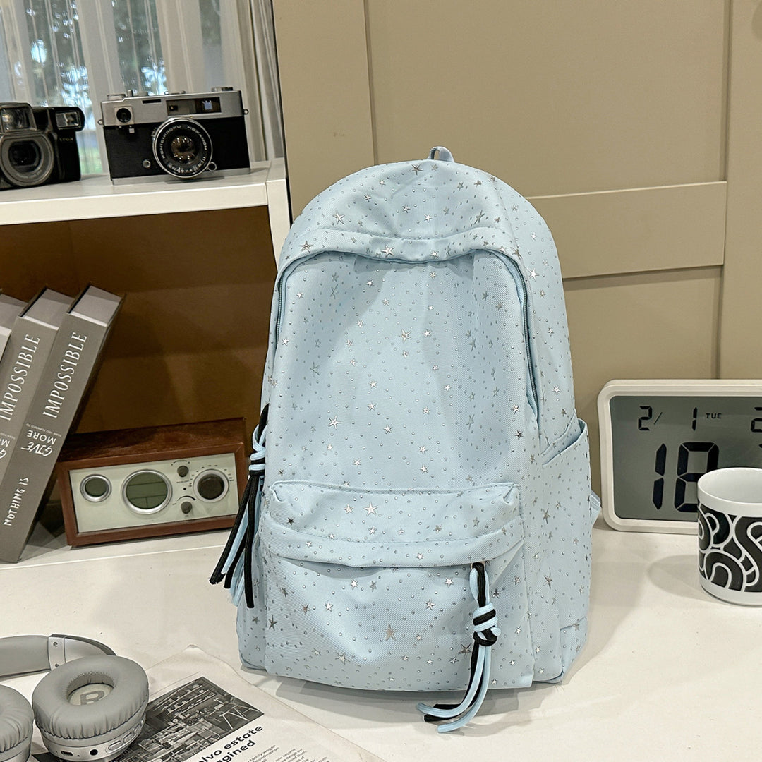 Stylish star motif backpack Bowlift