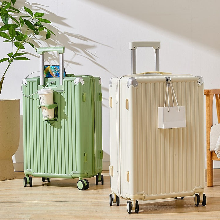 Unisex Compact Lightweight Hard-Shell Carry-On Suitcase Bowlift