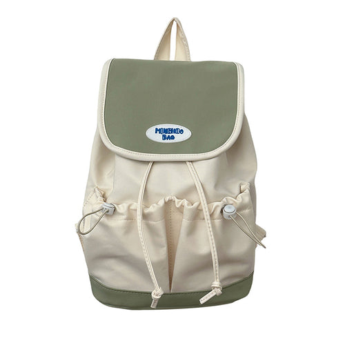 Casual Drawstring Closure School Backpack Bowlift