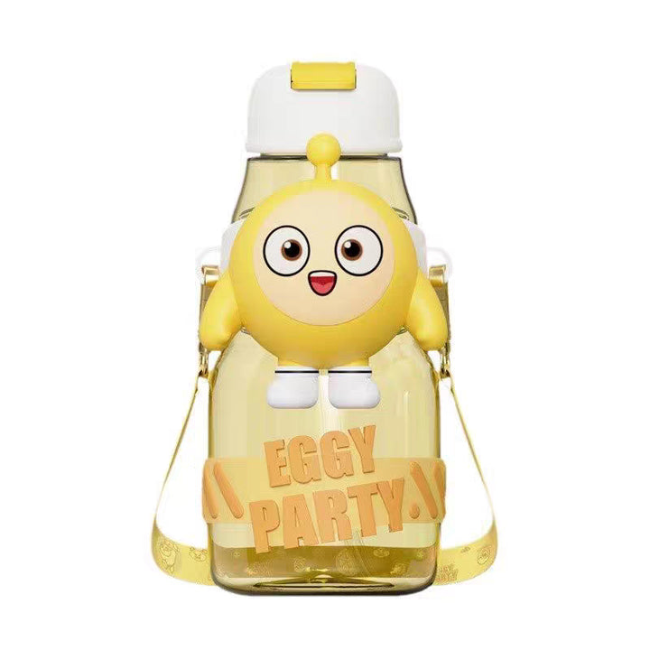 Women’s water bottle with interactive design and stylish character element Bowlift