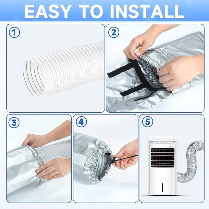 Insulating air hose cover Bowlift