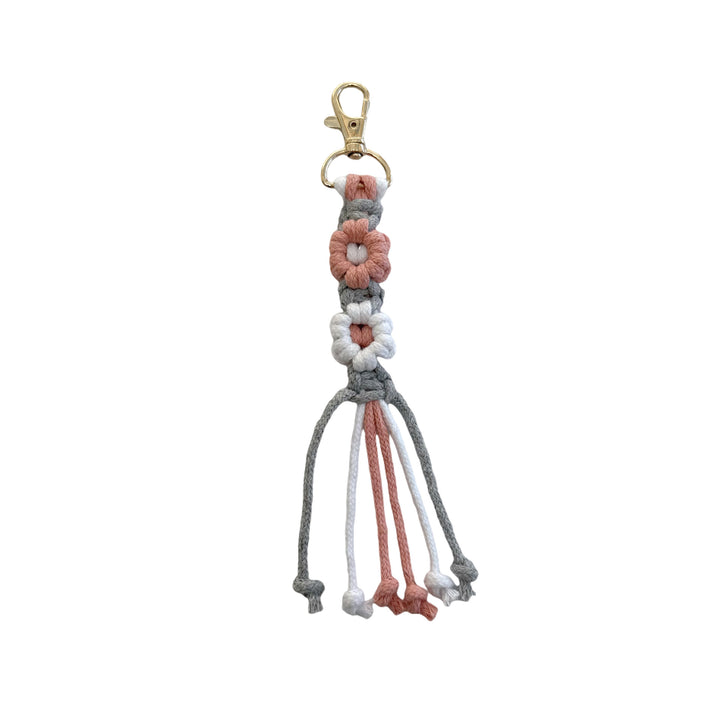 Macrame Keychain with Tassel Bowlift