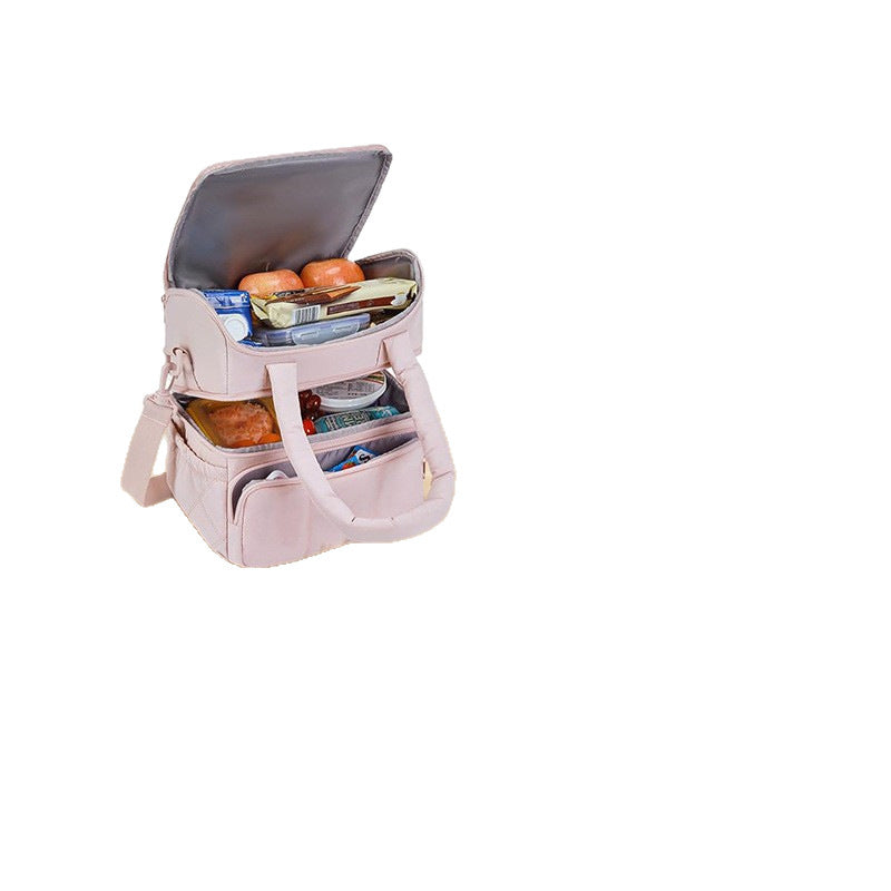 Fashionable and Practical Cooler Bag with Insulated Compartments Bowlift