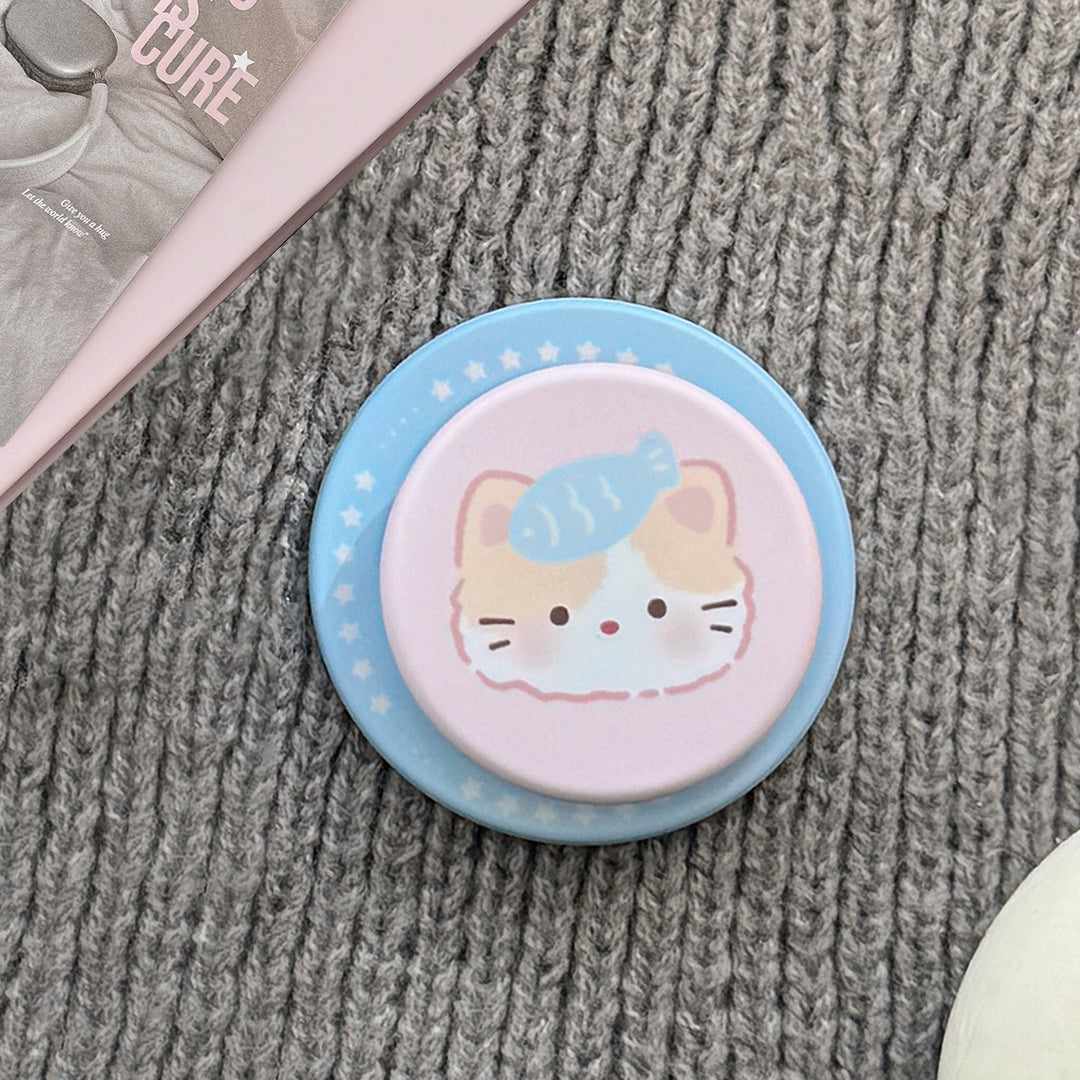 Decorative smartphone finger holder in dog design Bowlift