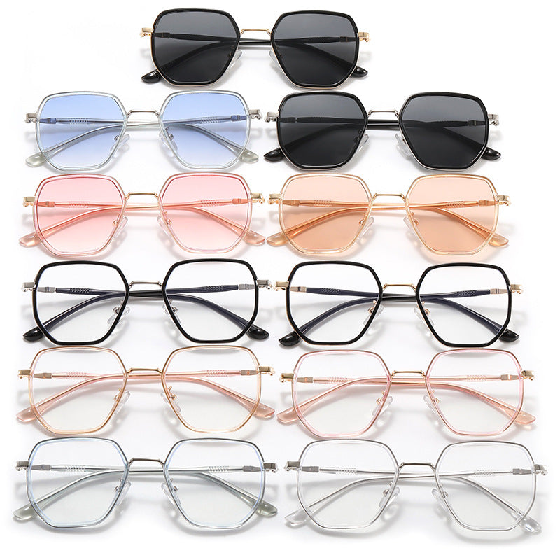Women geometric sunglasses with elegant lens design Bowlift