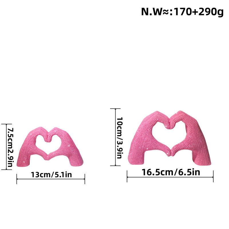 Heart Hand Sculpture Bowlift