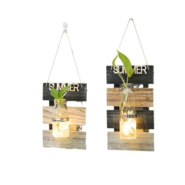 Wall decoration with glass carafe holder Bowlift