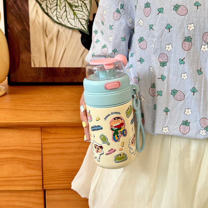 Women's children's drinking bottle with creative animal design Bowlift