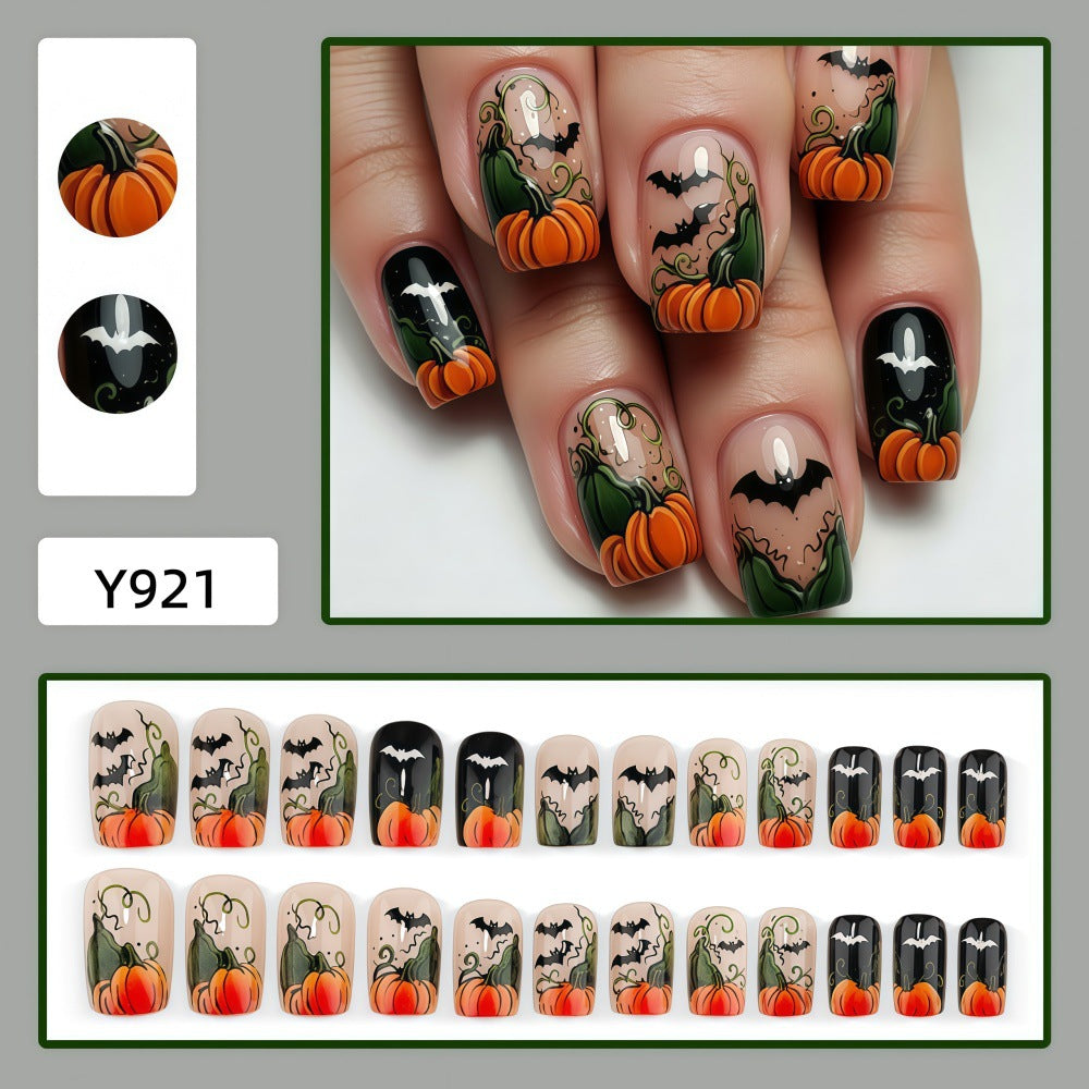 Artificial nail set with Halloween motif Bowlift