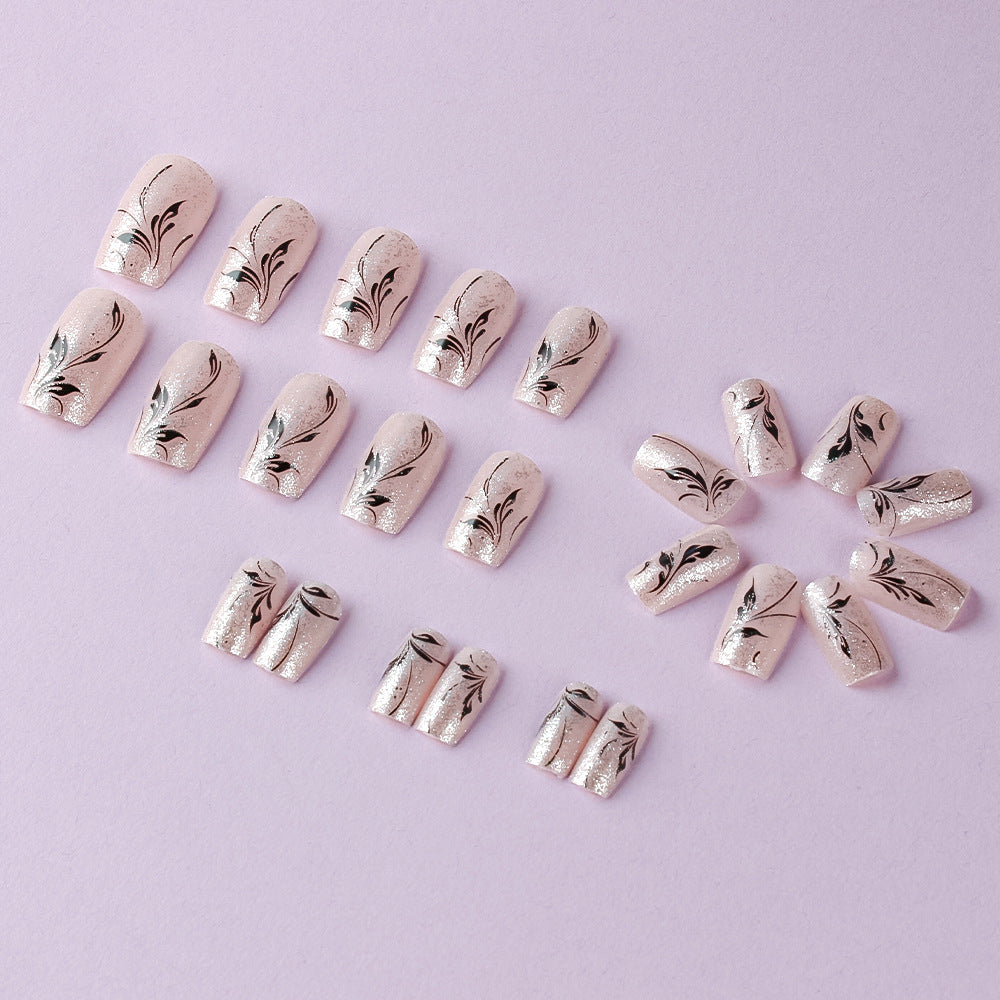 Floral Gel Nail Art Design Bowlift 1787542888