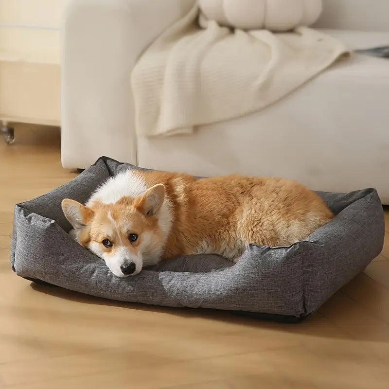 Supportive Orthopedic  Lounger  Dog Bed