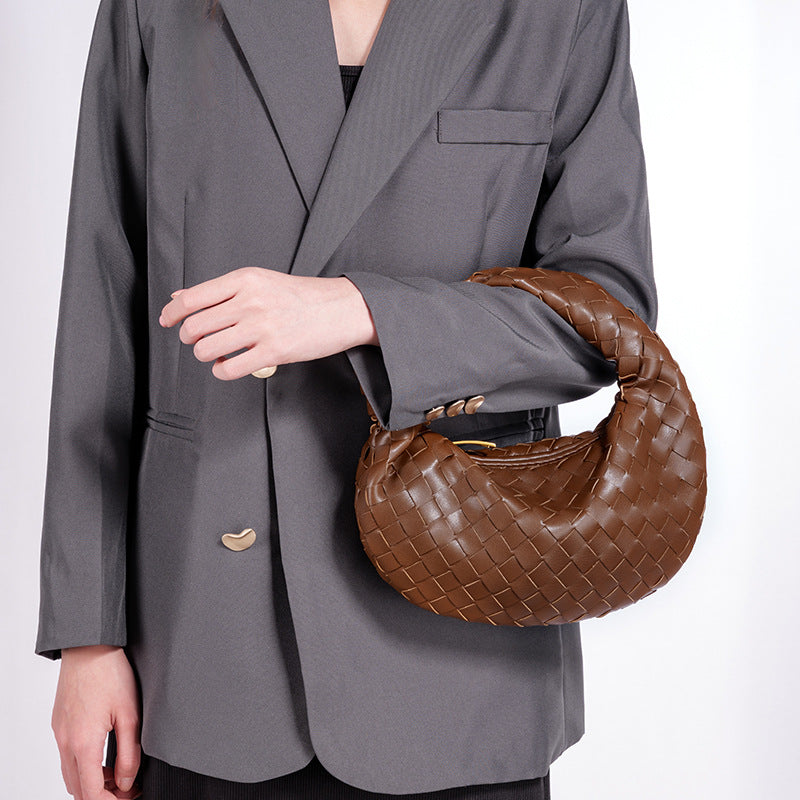 Designer Woven Handbag Bowlift