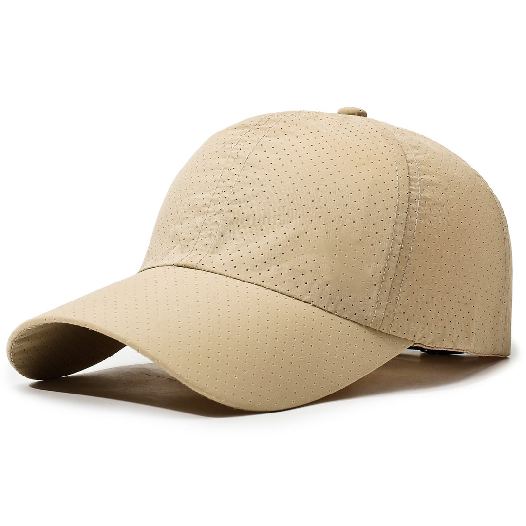 Women's Breathable Sport Cap with Hole Pattern Bowlift