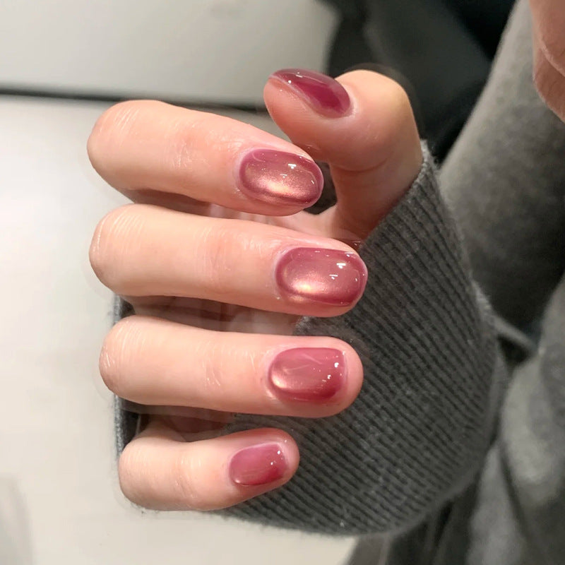 Premium Glittery Press-On Nail Set Bowlift