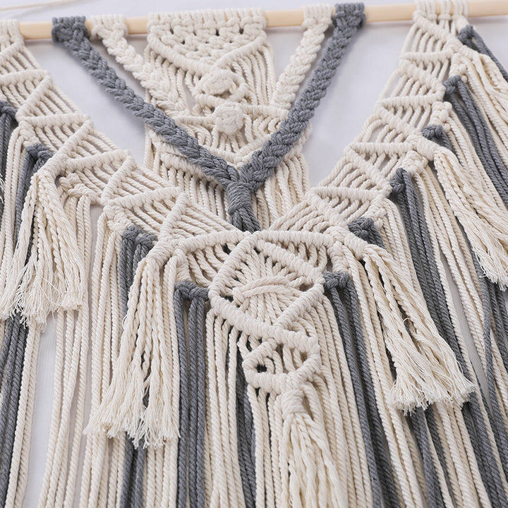 Macrame Wall Hanging with Fringes Bowlift