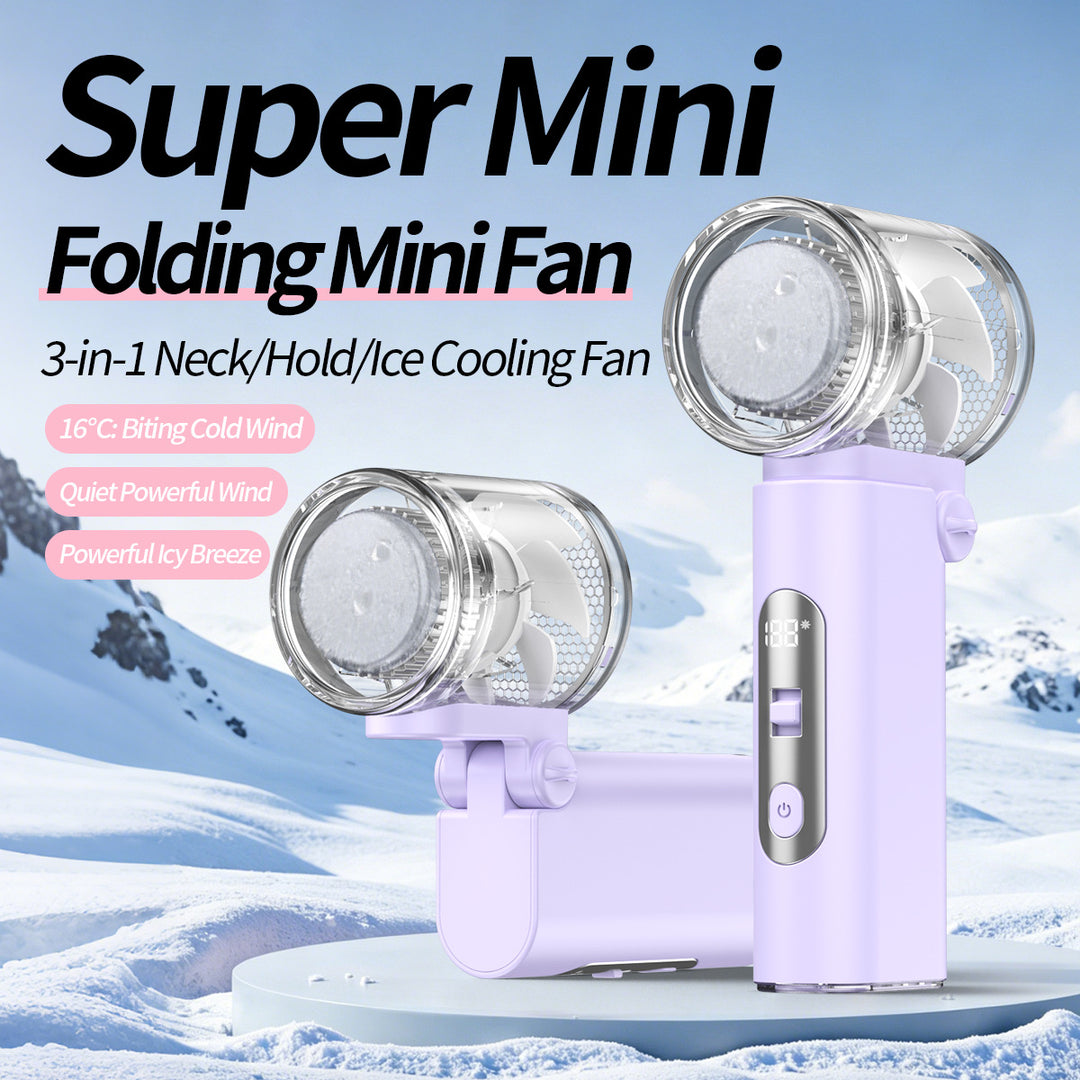 Ladies Portable Mini Fan with Cooling Function Bowlift