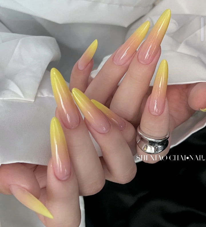 Elaborate Artistic Press-On Nail Set Bowlift