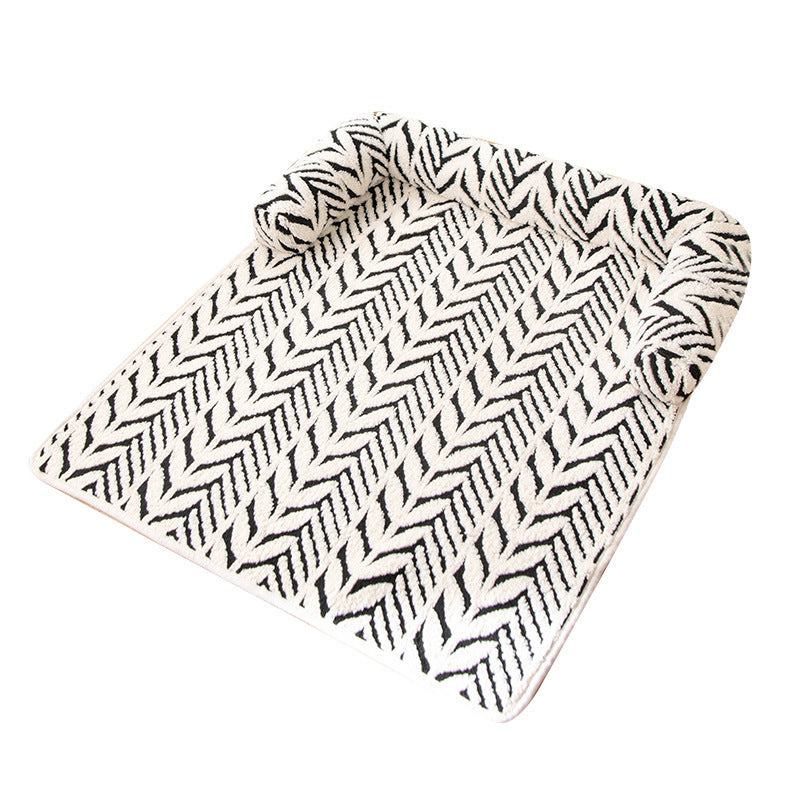 Soft Cotton Bath Mat  Dog Bed