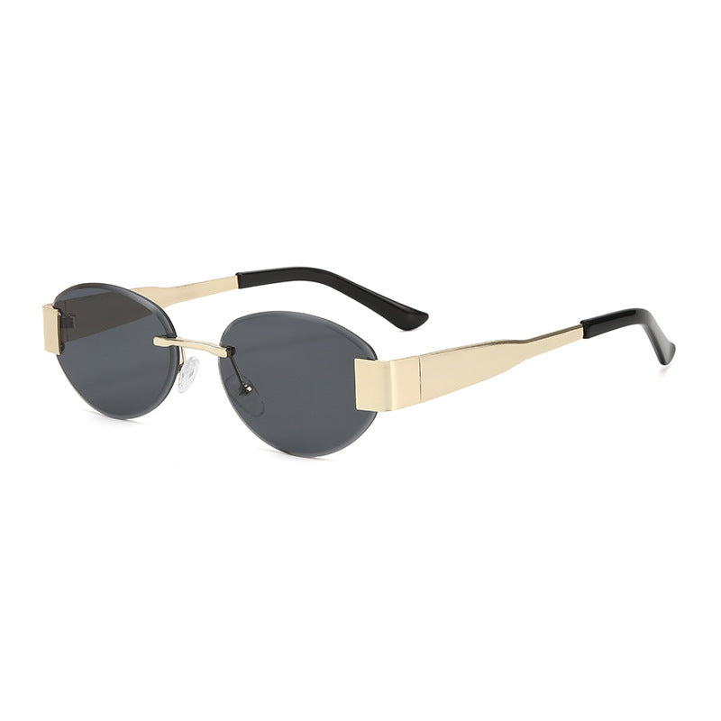 Women's glamorous sunglasses with clear, elegant frame and protective UV filter Bowlift