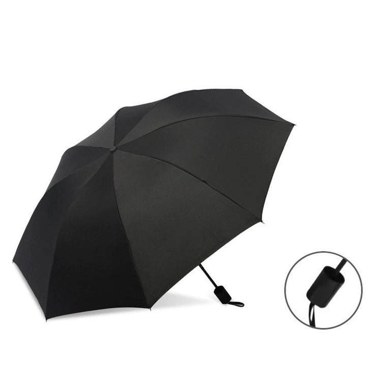 Women compact folding umbrella with Bowlift handle
