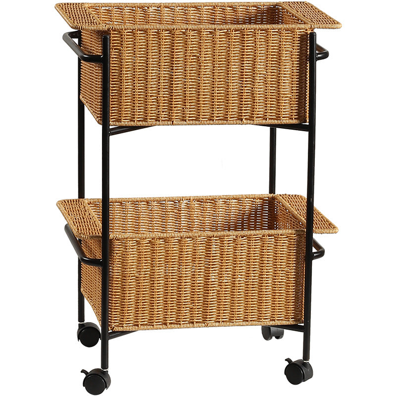 Large Handcrafted Woven Storage Bin Bowlift