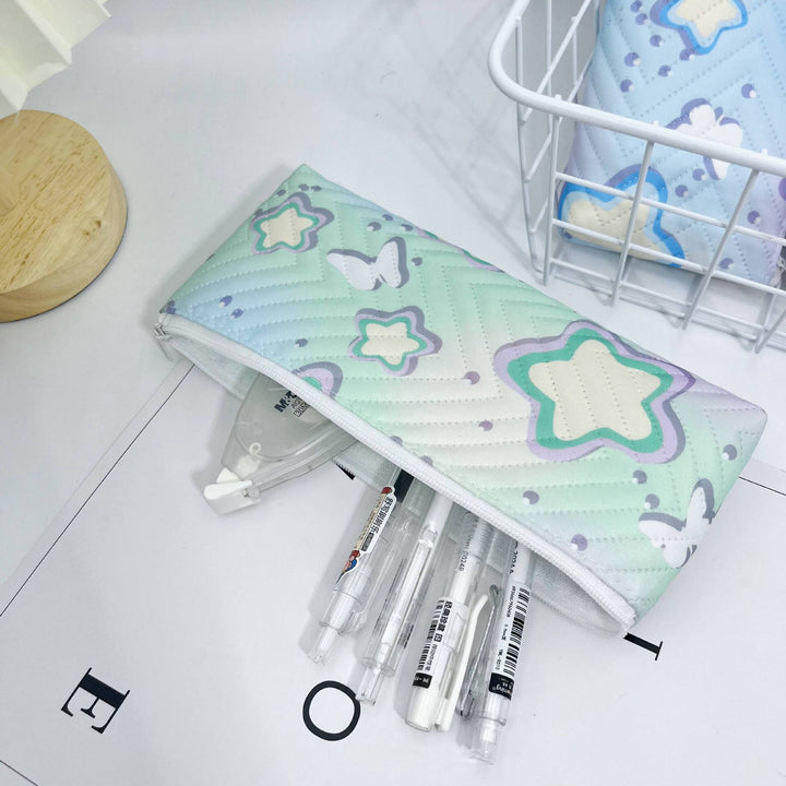 Quilted Butterfly Print Pencil Case Bowlift