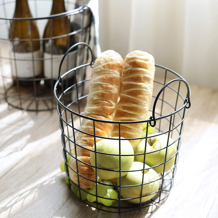 Unisex wire basket with ergonomic carrying lid Bowlift