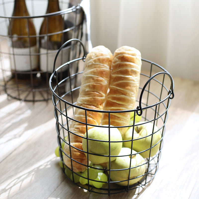 Stylish Metal Storage Basket Bowlift