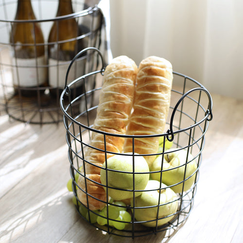 Stylish Metal Storage Basket Bowlift