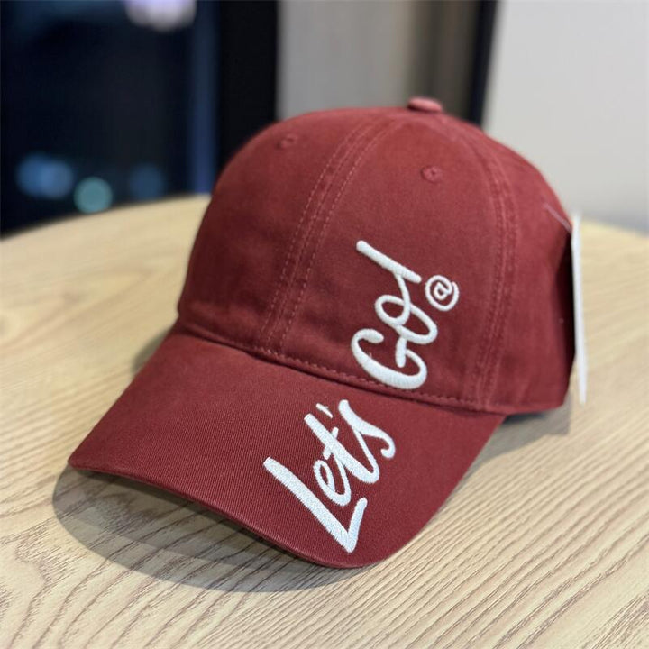 Women's Embroidered Casual Cotton Baseball Cap Bowlift