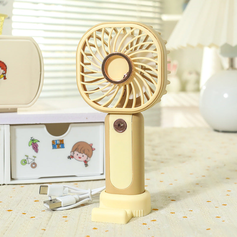 Ladies Portable Mini USB Fan with Animal Lion Design Bowlift