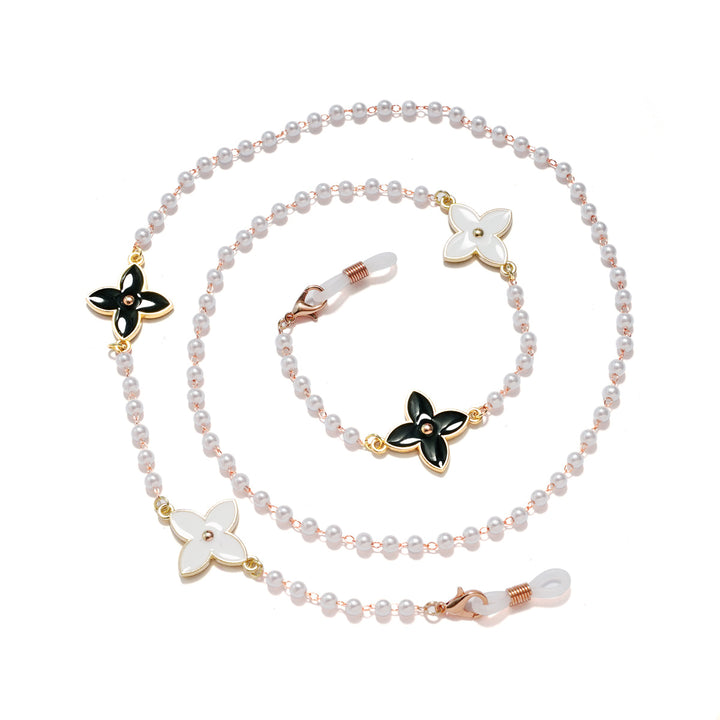 Floral Beaded Eyewear Chain Bowlift