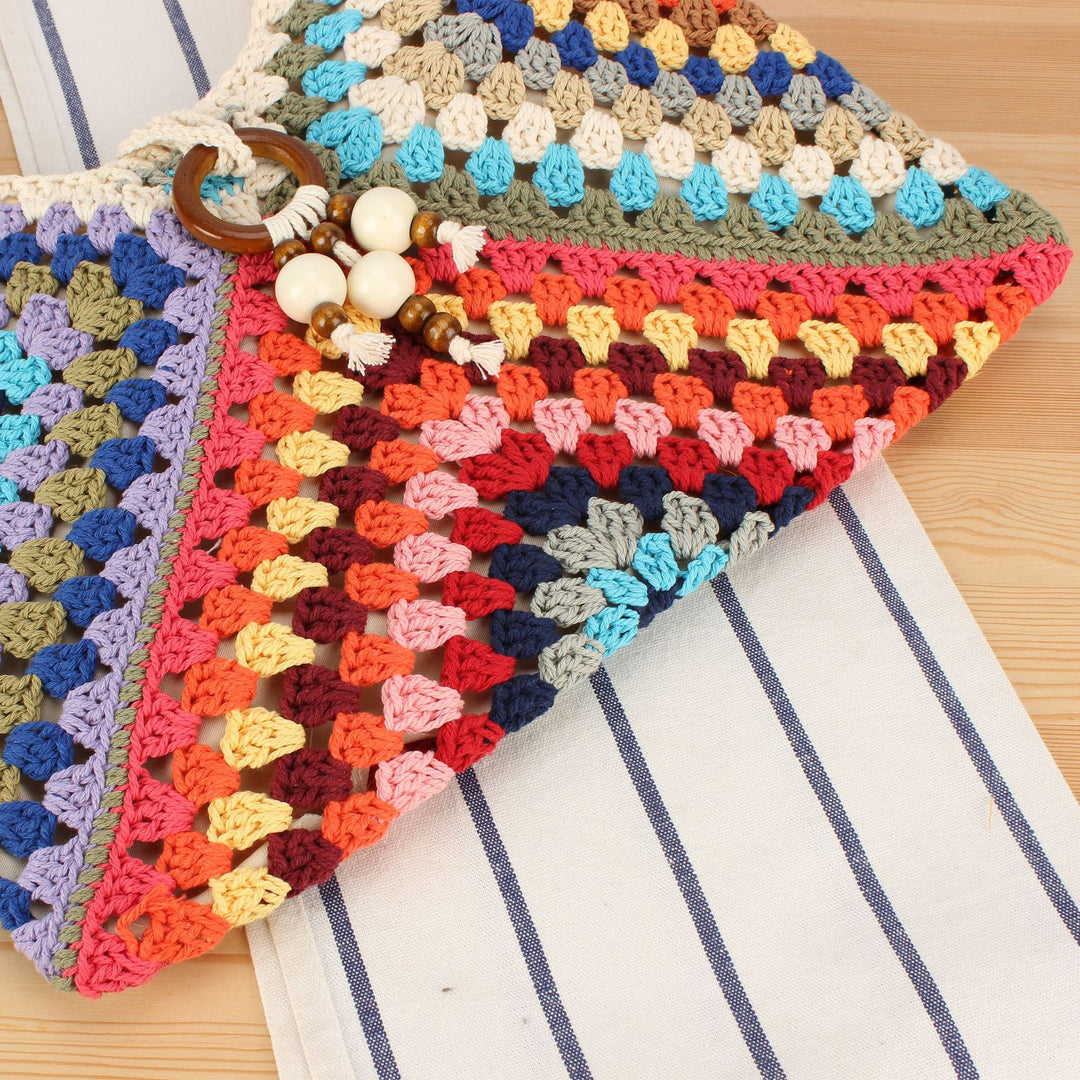 Handmade Macrame Shoulder Bag Bowlift