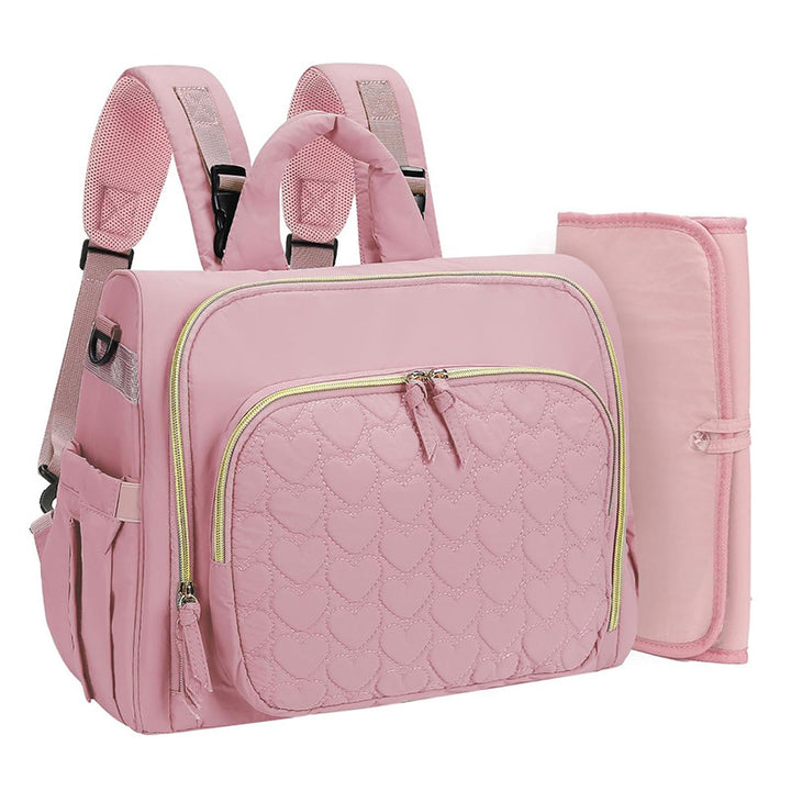 Multifunctional diaper bag with ergonomic shoulder straps Bowlift