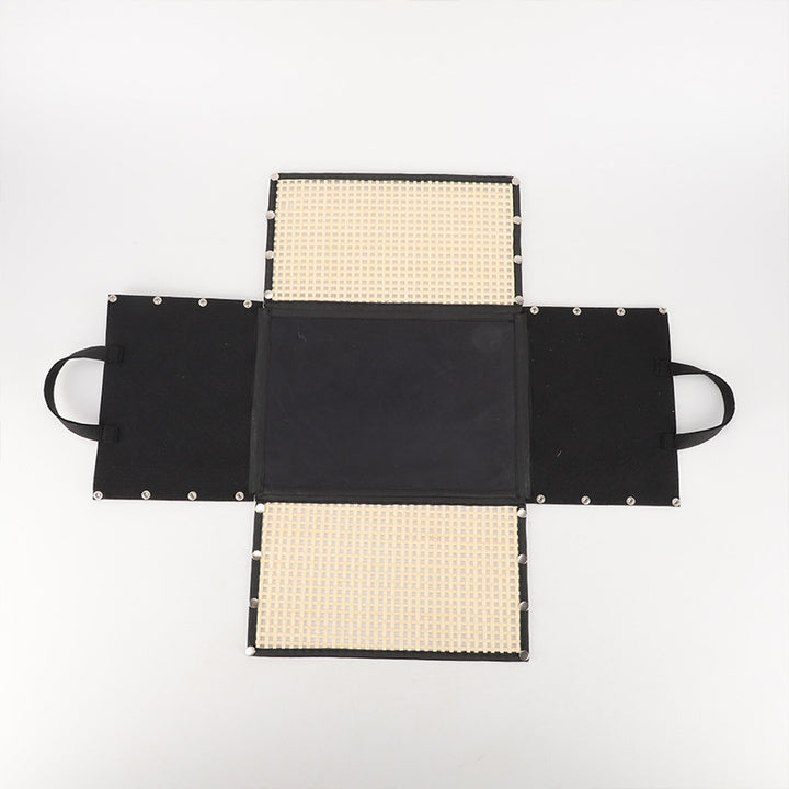 Multifunctional storage bowl made of bamboo and textile Bowlift