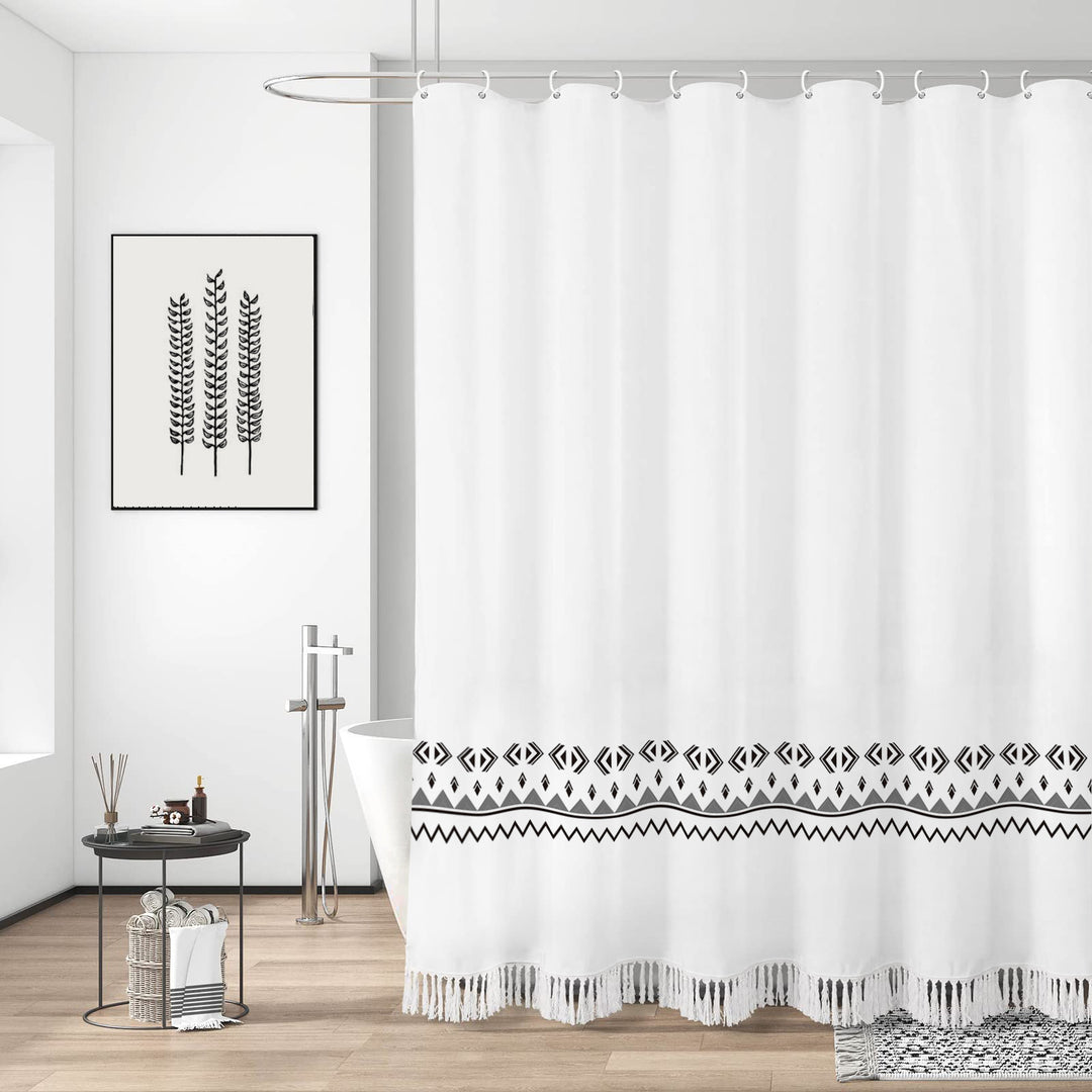 Artisan Stripe Shower Curtain Bowlift
