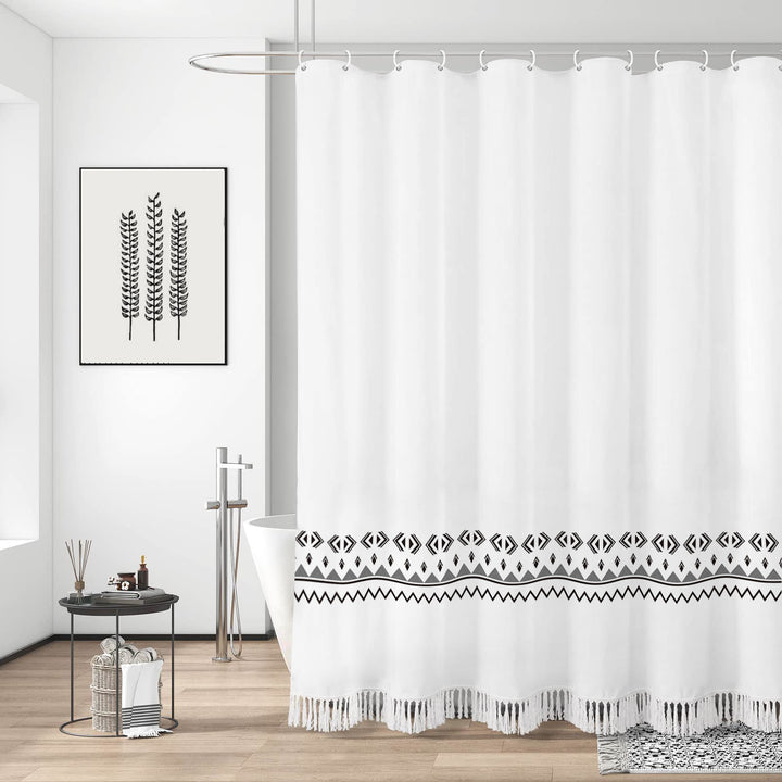 Artisan Stripe Shower Curtain Bowlift