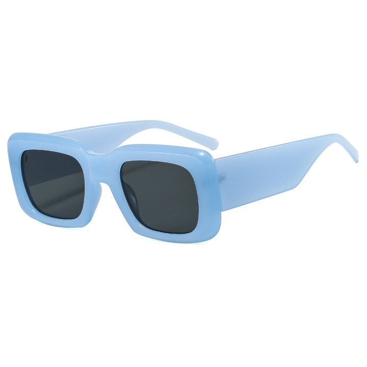 Women oversized sunglasses with square frame and transparent design Bowlift