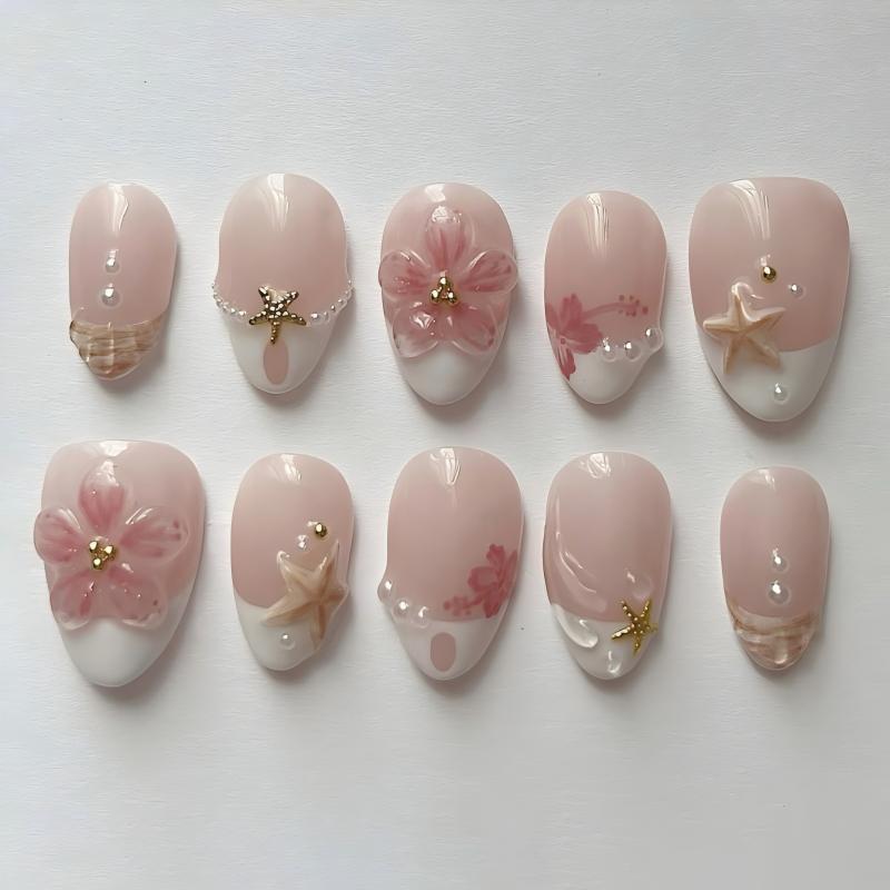 Artistic 3D Nail Tips with Maritime Design Bowlift