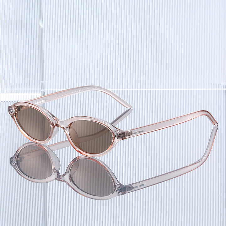Retro-Inspired Oval Frame Sunglasses Bowlift 1787812534